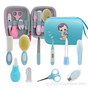 Θερμόμετρο Bath Bath Brush Hairbrush 8-τεμάχια τσάντα αποθήκευσης